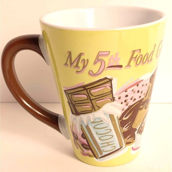 Chocolate Conversation Mug Ambiance Collections Microwave & Dishwasher Safe - Picture 3 of 6